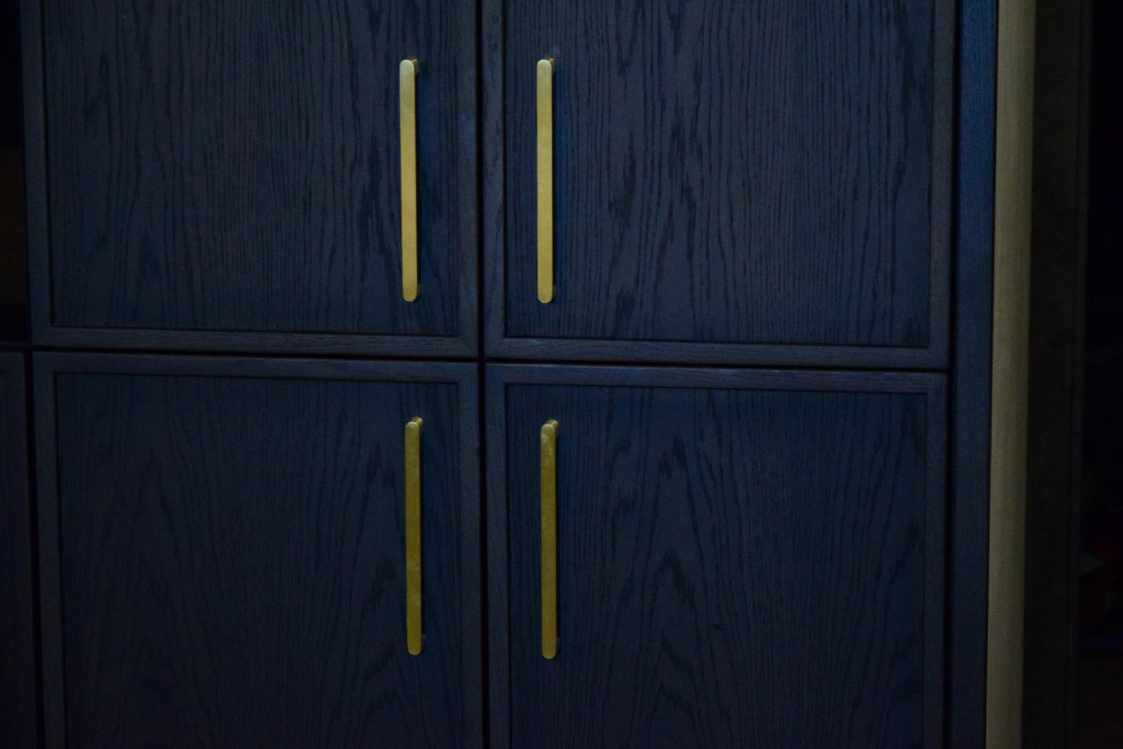 Custom architectural cabinetry in premium MDF and solid wood with artisan finishing